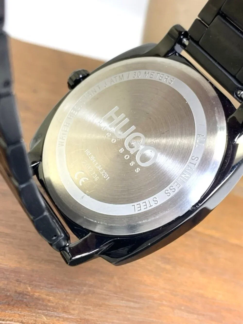 Hugo Boss Men's Watch 1530081 Quartz Black Dial Stainless Steel 40mm